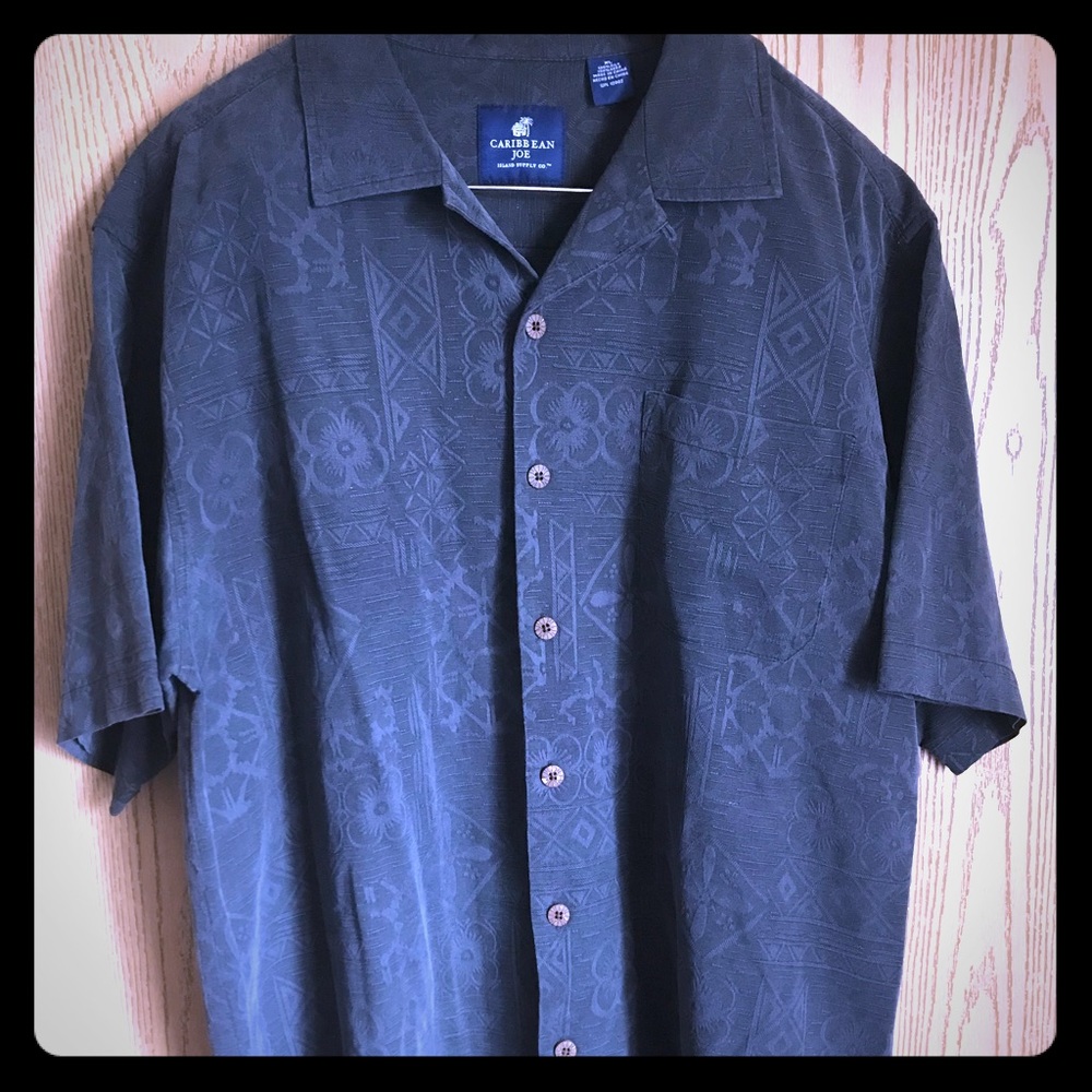 CARIBBEAN JOE MEN’S SS SHIRT